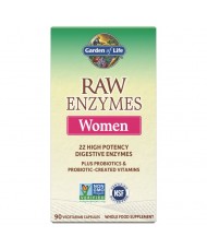 RAW Enzymy Women Digestive Health - pro ženy - podpora trávení - 90 kapslí